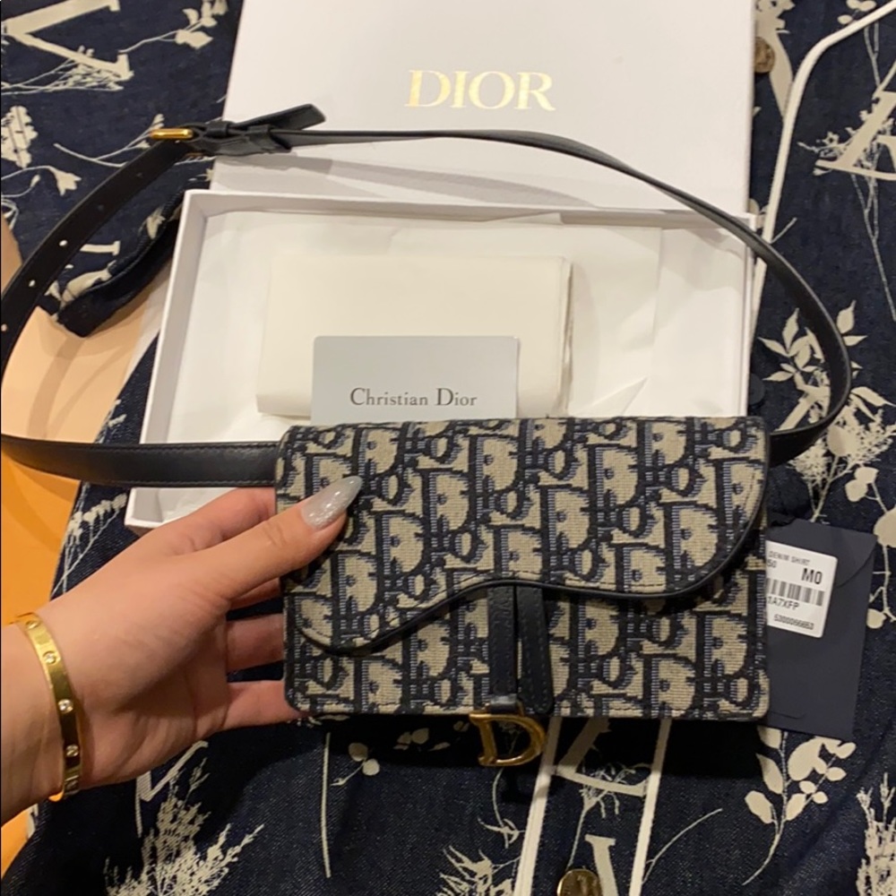 DIOR SADDLE BELT POUCH